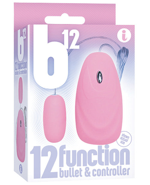 Icon Brands IC2303-2 B12 Bullet, 12-Function Pink Vibrator