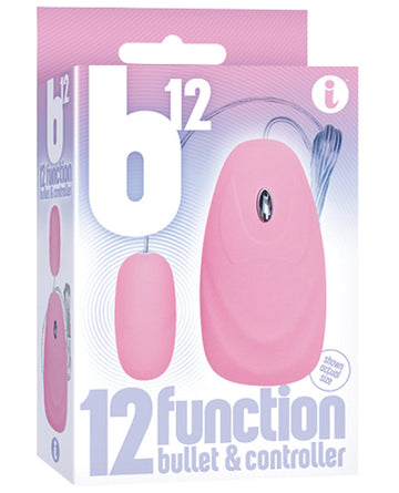 Icon Brands IC2303-2 B12 Bullet, 12-Function Pink Vibrator