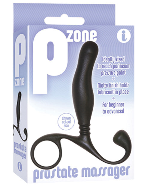 Icon Brands The 9's P-Zone Prostate Massager, Phthalate-Free ABS