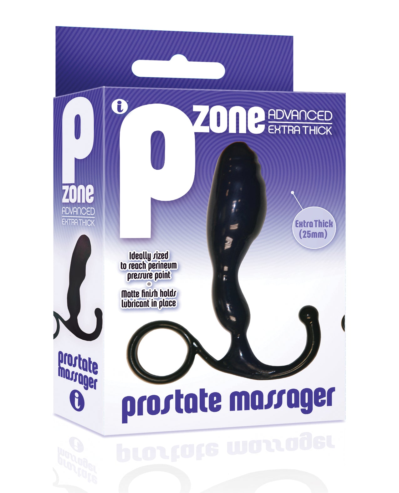 Icon Brands The 9's P-Zone Advanced Thick Prostate Massager, 25mm
