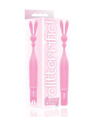 Icon Brands, Inc IC2680 Button Bunny Clitoral Stimulator, Pink Silicone