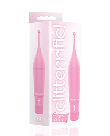 Icon Brands, Inc IC2682 Pearl Point Clitoral Stimulator, Pink, Vibrating