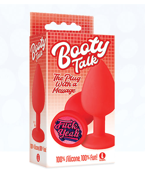 Icon Brands IC2690 9's Booty Talk Plug, Red