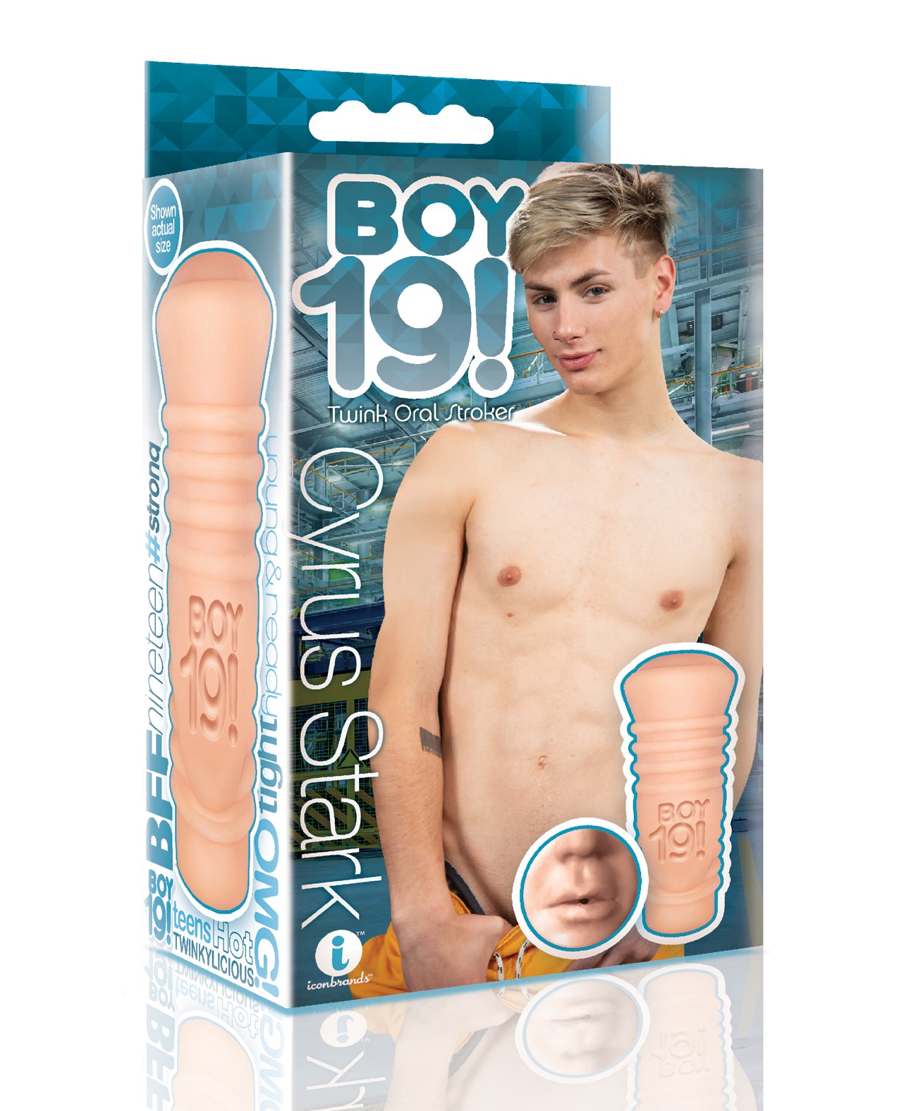 Icon Brands IC2704-2 Adult Novelty TPR Stroker, Reusable
