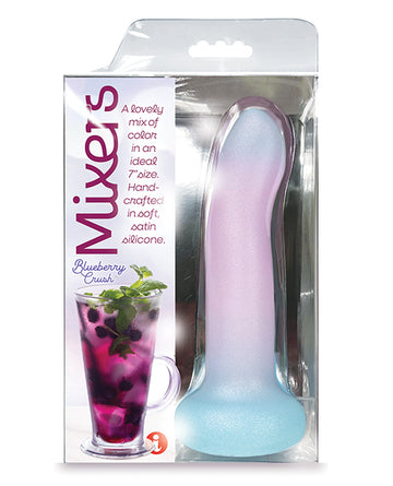 Icon Brands, Inc IC1331 Mixers Blueberry Crush, 8-Inch Silicone Massager