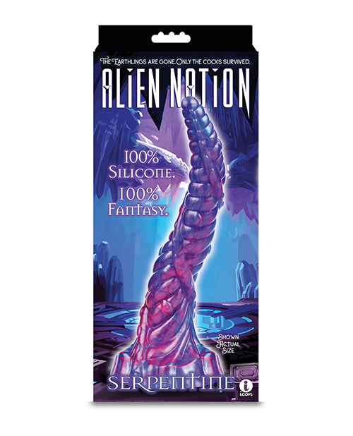 Icon Brands Inc. Alien Nation Serpentine Silicone Dildo, Body-Safe