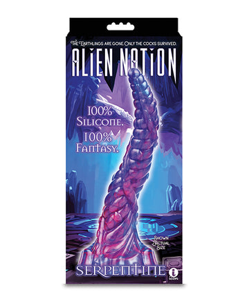 Icon Brands Inc. Alien Nation Serpentine Silicone Dildo, Body-Safe