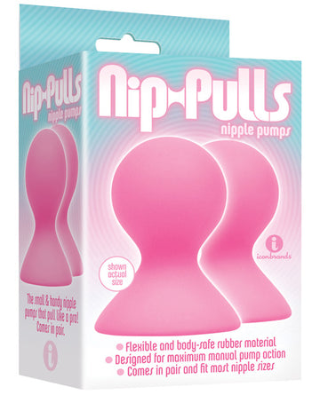 Icon Brands IC2310-2 Silicone Nip Pulls, Pink, Pair