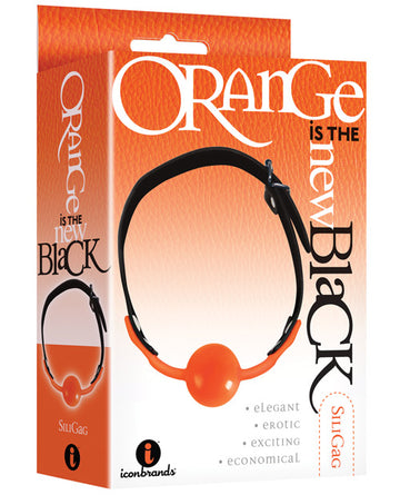 Icon Brands, Inc IC2323-2 The 9's Orange is the New Black Gag, Orange
