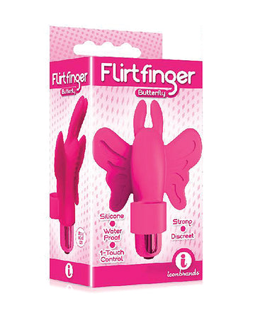 Icon Brands IC2670 Flirtfinger Butterfly, Pink