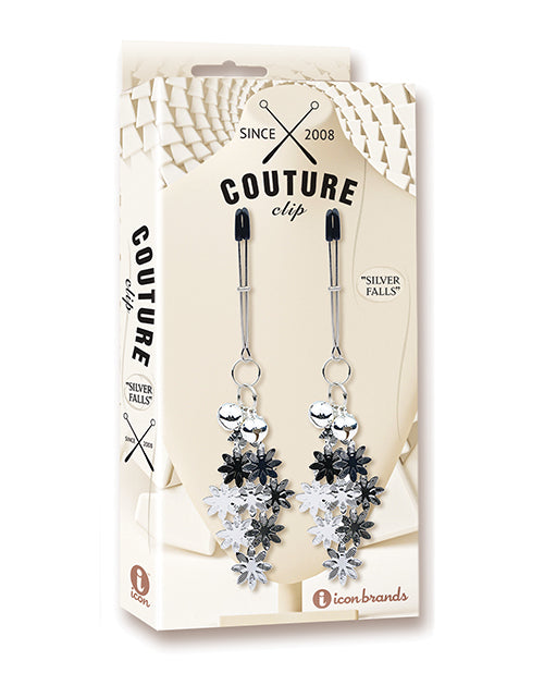 Icon Brands, Inc IC3304 Couture Clips Luxury Nipple Clamps, Silver Metal