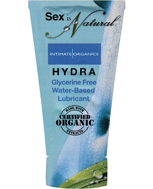 Intimate Earth INT007F Hydra Natural Glide, 3ml Foil Packet, Water-Based