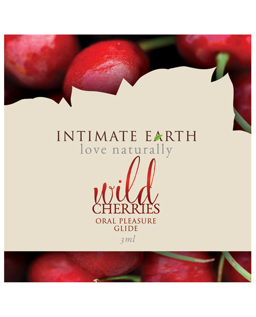 Intimate Earth INT040F Lubricant Foil, Wild Cherries, 3 ml