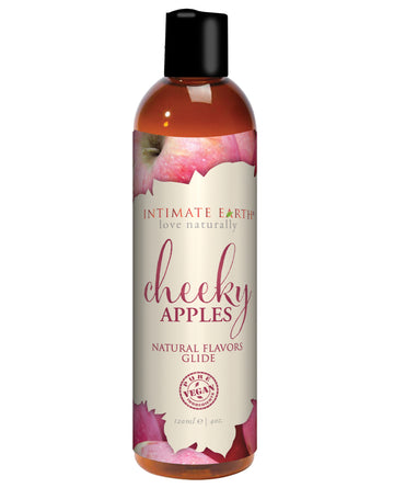 Intimate Earth 041/120IE Natural Flavors Glide - Cheeky Apples, 120ml