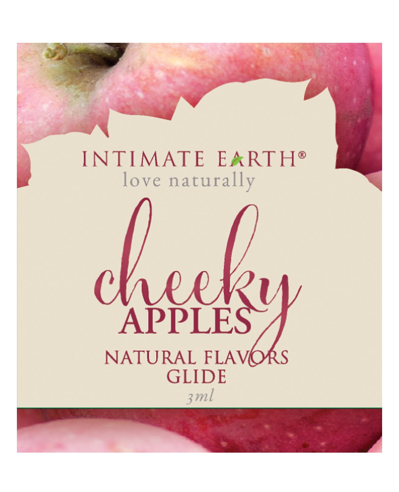 Intimate Earth 041F Cheeky Apples Glide, 3 ml, Organic Stevia