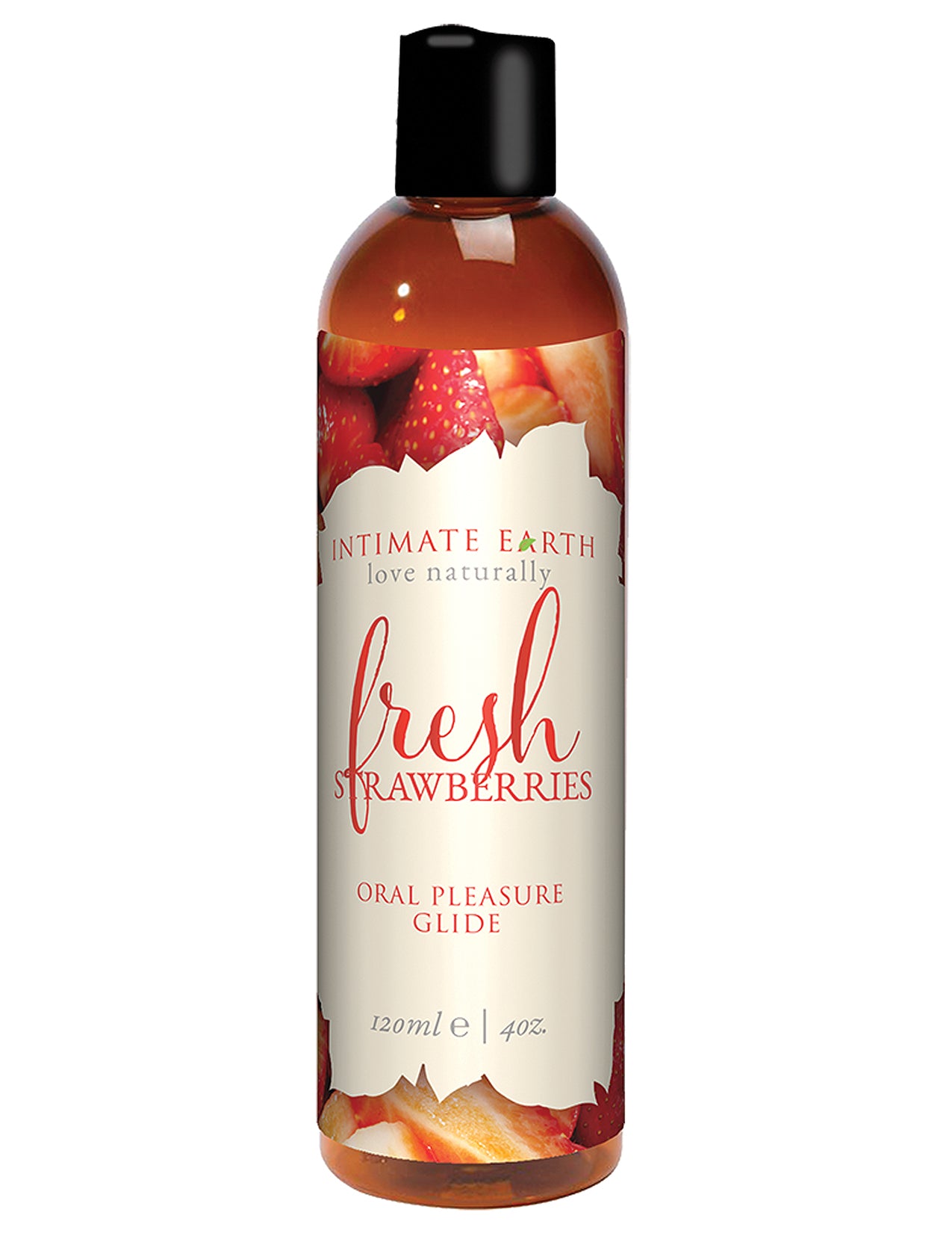 Intimate Earth 042/120IE Glide - Strawberry Flavor, 120ml