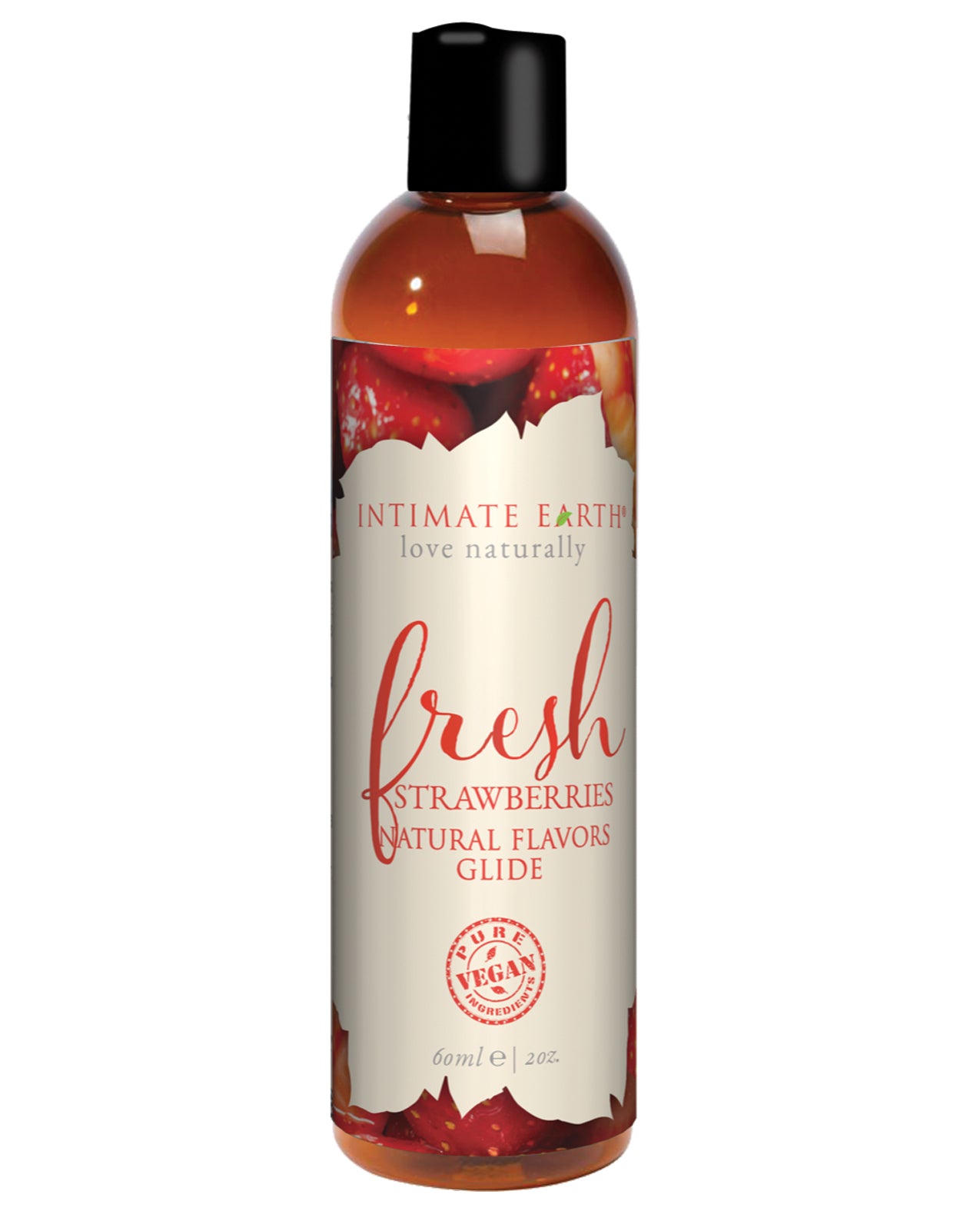 Intimate Earth Glide, Fresh Strawberries, 60ml - Vegan & Water-Based