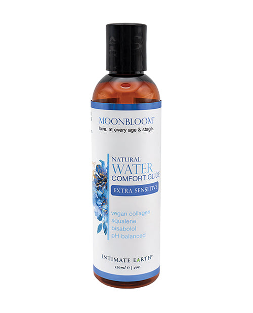 Intimate Earth Moon Bloom Natural Water Comfort Glide, 4 oz – For Menopause