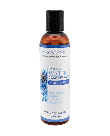 Intimate Earth Moon Bloom Natural Water Comfort Glide, 4 oz – For Menopause