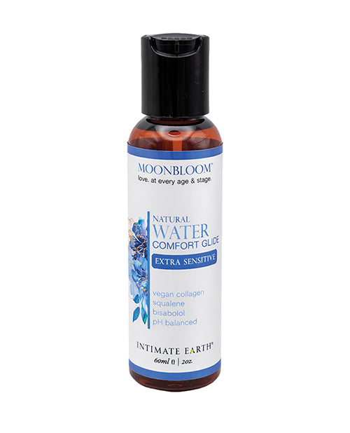 Intimate Earth Moon Bloom Natural Water Comfort Glide, Extra Sensitive, 2 oz