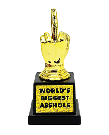 Island Dogs 16100 World's Biggest Asshole Trophy, Plastic