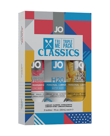 System JO 10058 Tri-Me Classics Gift Set, 3 Sensual Formulas
