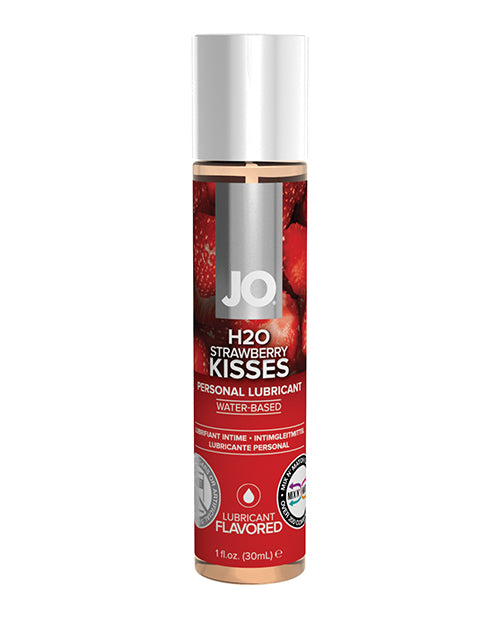 System JO H2O Strawberry Kisses Water-Based Lubricant, 1 oz