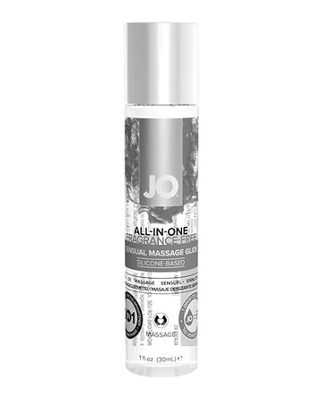 System JO All-In-One Sensual Massage Glide, Fragrance-Free – Body-Safe Silicone