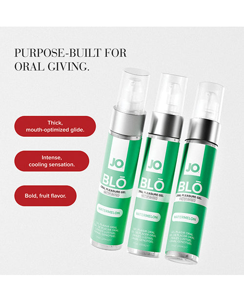 System JO Blo Pleasure Gel, Watermelon, 1 oz