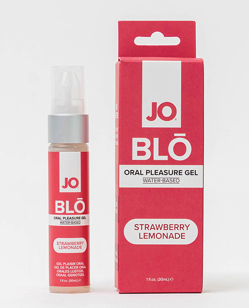 System JO JO Blo Pleasure Gel, Strawberry Lemonade, 1 oz