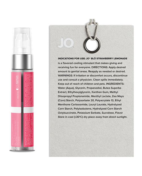 System JO JO Blo Pleasure Gel, Strawberry Lemonade, 1 oz