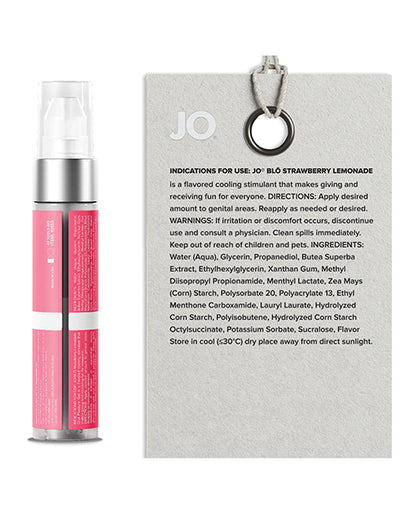 System JO JO Blo Pleasure Gel, Strawberry Lemonade, 1 oz
