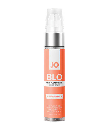 System JO JO Blo Oral Pleasure Gel, Mango Peach, 1 oz