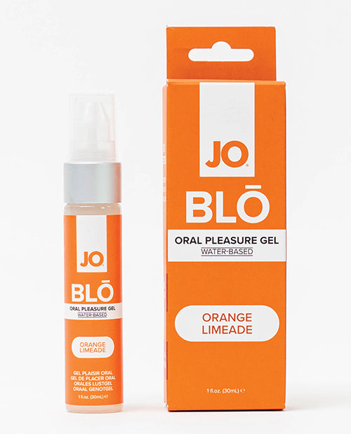 System JO JO Blo Oral Pleasure Gel, Orange Limeade, 1 oz.