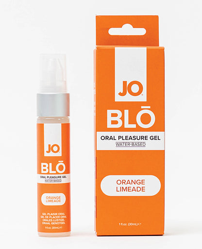 System JO JO Blo Oral Pleasure Gel, Orange Limeade, 1 oz.