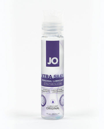 System JO Xtra Silky Thin Silicone Lubricant with Vitamin E, 1 oz