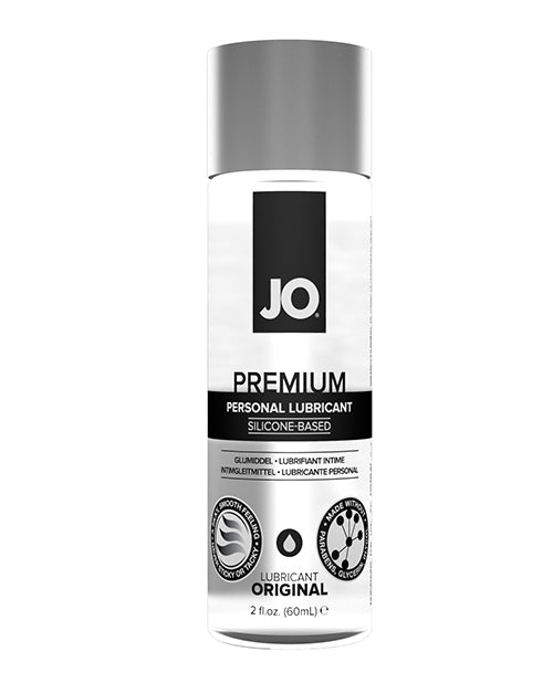 System JO Premium Original Silicone Lubricant, 2 oz – Long-Lasting Glide