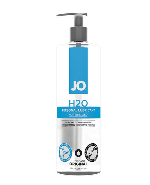 System JO H2O Original Water-Based Personal Lubricant, 16 oz – Condom & Toy Safe