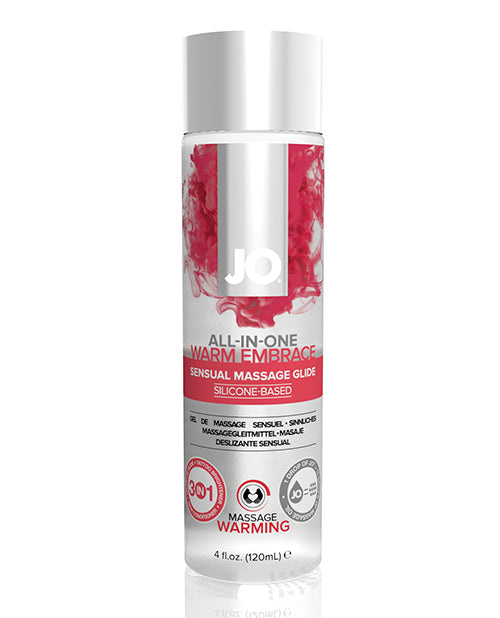 System JO 40062 All-In-One Warming Massage Glide, 4 oz