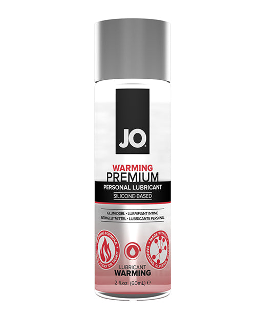 System JO 40077 Premium Warming Lubricant, 2 oz, Silicone-based