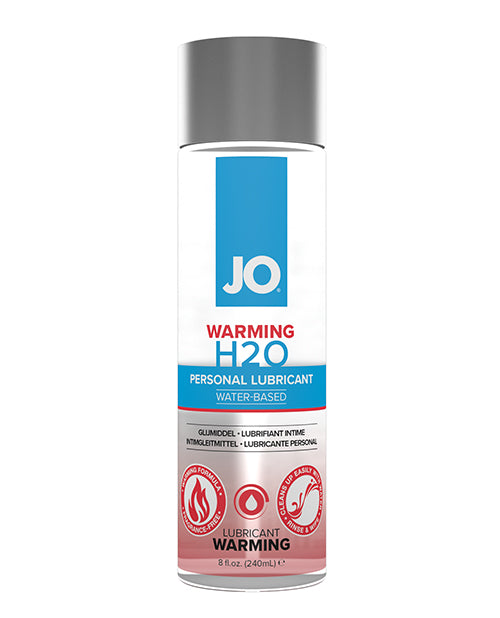 System JO 40078 JO H2O Warming Lubricant, 8 oz, Water-Based
