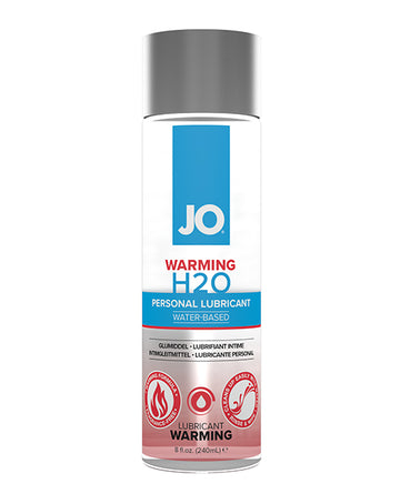 System JO 40078 JO H2O Warming Lubricant, 8 oz, Water-Based