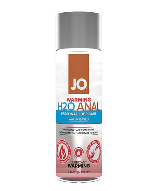 System JO 40109 H2O Anal Warming Lubricant, 2 oz, Water-Based