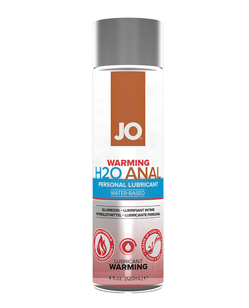System JO 40110 H2O Anal Warming Lubricant, 4 oz, Water-based