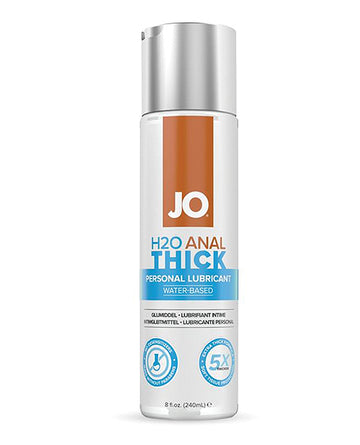 System JO 40114 H2O Anal Thick Lubricant, 8 oz, Water-Based