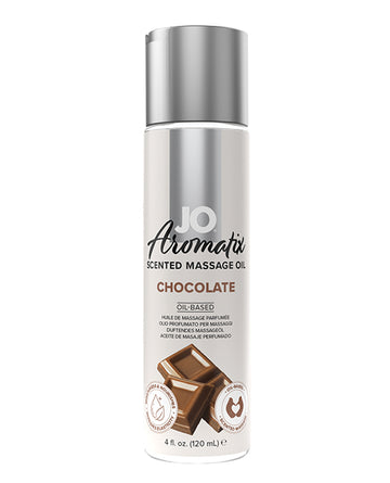 System JO 40128 Aromatix Chocolate Massage Oil, 4 oz, Vegan