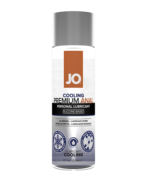 System JO 40208 Premium Anal Cooling Lubricant, 2 oz, Silicone-Based