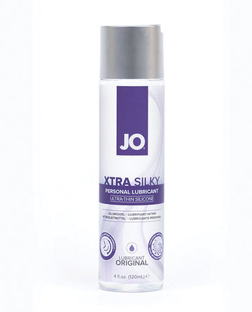 System JO Xtra Silky Thin Silicone Lubricant, Silicone-Based, 4 oz