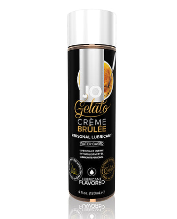 System JO 44020 Gelato Creme Brulee Lubricant, 4 oz, Water-based