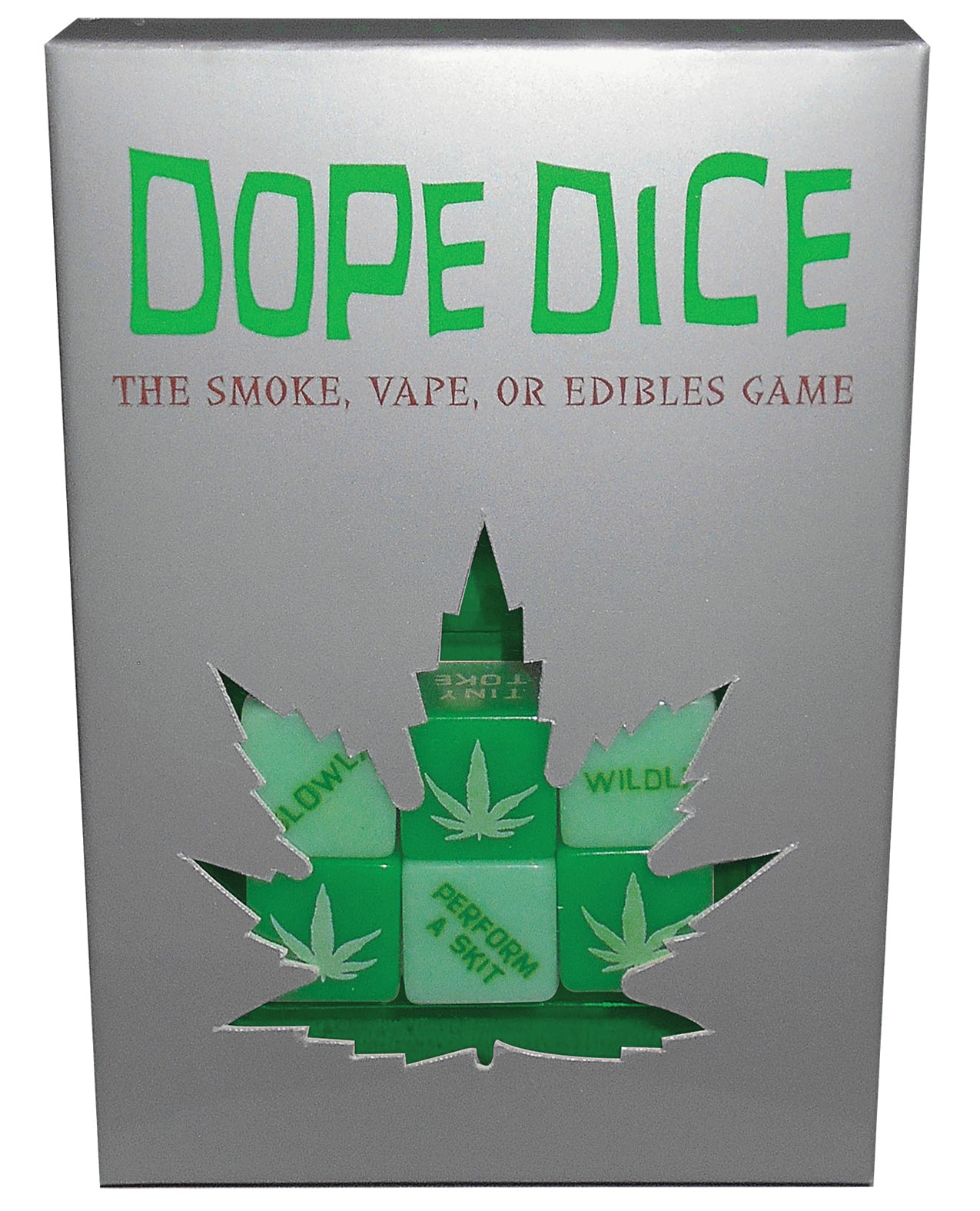 Kheper Games BG.020 Dope Dice Game for Smoke, Vape, Edibles, Plastic Dice